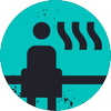 The Wood Fired Sauna Rush logo